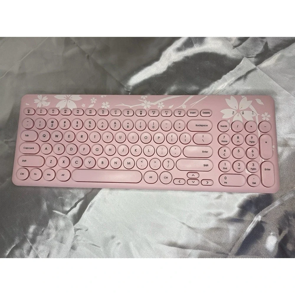 Pink Mytrix USB Wireless Keyboard - No USB Adapter - Parts Only Model KMCS01-1
